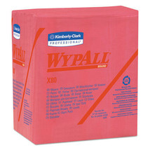 WypAll 41029 Power Clean 12.5&quot; x 12&quot; Heavy-Duty Cloths - Red (200/CT) New - £66.09 GBP