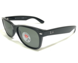 Ray-Ban Sunglasses RB2132 NEW WAYFARER 901/58 Black Frames with Green Le... - £92.25 GBP