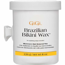 GiGi Brazilian Bikini Wax Microwave Formula - Non-Strip Hair Removal Wax, 8 oz - £19.17 GBP