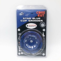 Diamond Core Cut 70360 4” X 5/8” Star Blue Double Row Cup Grinder - £47.17 GBP