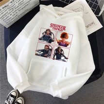 Stranger Things Oversized Hoodies Woman Sweatshirts Hooded Kawaii Harajuku Hip H - £48.72 GBP