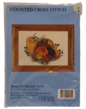 Candamar Designs Counted Cross Stitch Kit Bountiful Harvest 5139 NEW 7x5 - $10.85