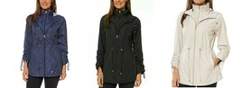 Jones New York Women&#39;s Parka In A Pocket Rain Jacket, - £22.37 GBP