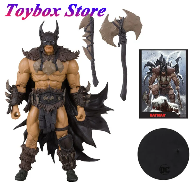 In Stock McFarlane 1/12 Scale Collectible Barbarian Batman Action Figure - £90.75 GBP