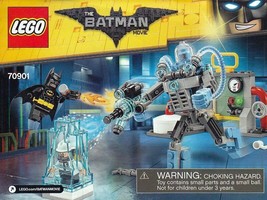 Instruction Book Only For LEGO THE BATMAN MOVIE Mr. Freeze Ice Attack 70901 - £5.18 GBP