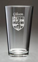 Gibson Irish Coat of Arms Pint Glasses - Set of 4 (Sand Etched) - $67.32