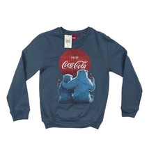 Coca Cola Pull Over Sweater Small Orion Blue Coke Brand - £15.62 GBP