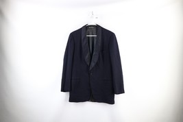 Vtg 40s Fenn Feinstein Mens 38L Bespoke Wool Satin Trim Tuxedo Suit Jack... - £233.58 GBP