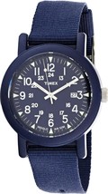 Timex Men&#39;s Camper TW2P62600 Blue Nylon Quartz Fashion Watch - £53.71 GBP