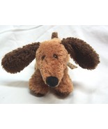 Carter&#39;s SOFT BROWN PUPPY DOG RATTLE 6&quot; BABY Plush STUFFED ANIMAL Toy Da... - €13,98 EUR