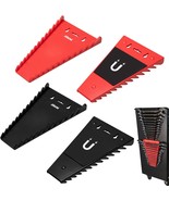 Amm 4 Pack Magnetic Wrench Organizer, 48-Slot Magnetic Wrench Holder, 6M... - $54.81 CAD