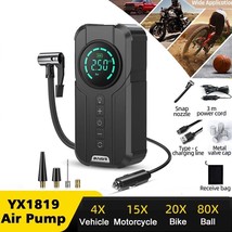 4 In 1 Car Jump Starter Air Pump Power Bank Lighting Portable Air Compre... - £50.35 GBP