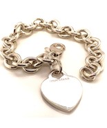 Tiffany &amp; Co Estate Sterling Silver Bracelet 7 Inches 34.2 Grams TIF102 - $385.11