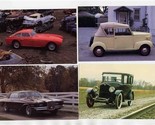 4 Auburn Museum Postcards 1941 Crosley 1923 Auburn 1962 Ferrari 1966 Due... - $17.82