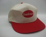 Barbour&#39;s Hat Beige Red Snapback Baseball Cap - $19.99