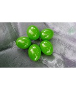 Set of 5 Green wooden eggs Decorate for Easter Pysanky Pysanka Hendmade ... - £6.35 GBP