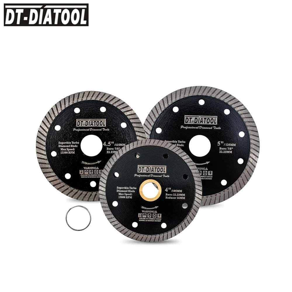 1pc/2pcs/5pcs Super-Thin Turbo  Saw Blade Tile Porcelain Cutting Disc Dia 105/11 - £92.82 GBP