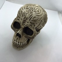 Skull Skeleton Head Veronese Resin Carved Steampunk Goth Figurine 2005 - £15.81 GBP