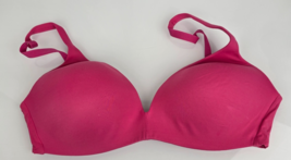 Body by Victoria IPEX Bra Comfy Lightly Lined Wireless Womens 36C Hot Pink - $14.84