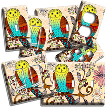 Whimsical Owl Tree Flowers Light Switch Wall Plate Outlet Nursery Room Art Decor - $17.99+