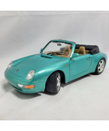 Nice Collectible 1:18 Scale Burago Gold Porsche 911 Carrera 1993 Green D... - $55.84 CAD
