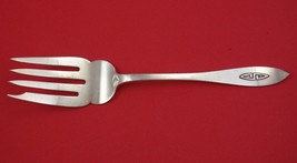 Buckingham Narrow by Shreve Sterling Cold Meat Fork w/ applied mono &quot;S&quot; 8 5/8&quot; - £107.48 GBP
