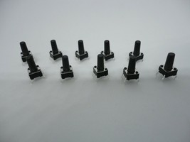 10 Pcs Pack Lot 6x6x11mm Momentary Push Micro Button Tactile Switch DIP 4 Pins - £7.93 GBP