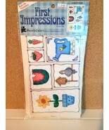 Vintage Provo Craft First Impressions Rub On Transfers GARDEN PATCHWORK - $5.42 CAD