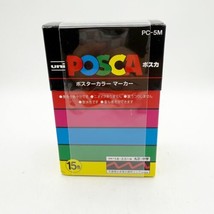 Uni Posca PENS PC-5M 15C 15 Color Paint Markers Poster Color Japan Import - $49.99