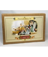 NEW GRANDEUR NOEL 2003 Porcelain Angels Cherubs Christmas 4 Piece Set 8-... - €45,55 EUR
