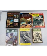 Model Train And Other Train Related Books Lot Of 6 From The 1950s to 2000 - $243.42 MXN