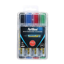 Artline Whiteboard Marker in Hard Case 5mm Assorted - 4pk - $759.88 MXN