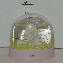 Precious moments 555517 Small June Water Globe knickknack Decorative - £12.29 GBP