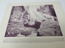 1894 Photos Wyoming Gibbon Falls Grotto Deluge Geyser Our Own Country An... - $15.15