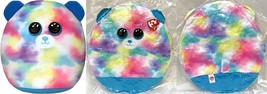 TY Squish-A-Boos Hope Pastel Bear 14&quot; Plush Toy, New &amp; Sealed - $13.99