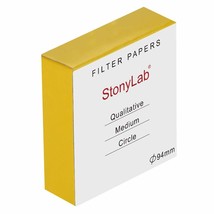 Stonylab Qualitative Filter Paper Circles, 94Mm Diameter Cellulose, Pack... - $33.49