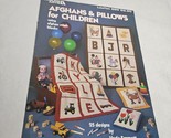 Afghans &amp; Pillows for Children using Afghan Stitch Blocks Leisure Arts #289 - £11.35 GBP