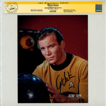 William Shatner SIGNED CGC SS Star Trek Publicity Photo ~ Captain James T. Kirk - £233.00 GBP