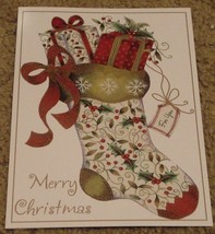 BRAND NEW Nice Merry Christmas Greeting Card, GREAT CONDITION - £2.35 GBP