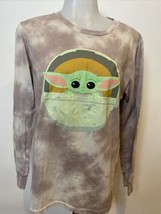 Star Wars Women&#39;s Tie Dyed Baby Yoda Shirt XL Mauve - £8.93 GBP