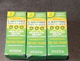 Campho-Phenique Pain &amp; Itch Relief Antiseptic Liquid 0.75oz  (J40) - £23.79 GBP