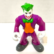 Imaginext DC Comics Super Friends Smiling Joker Action Figure Toy 2.5&quot; - £5.10 GBP