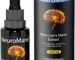 Adaptogenic Lion&#39;s Mane Nano Extract | Brain Supplement for Memory and F... - £19.60 GBP