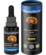 Adaptogenic Lion&#39;s Mane Nano Extract | Brain Supplement for Memory and F... - £19.45 GBP