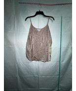 MSRP $49 Bar III Metallic Camisole Gold Size Large - $22.09