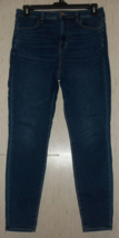 EXCELLENT WOMENS AMERICAN EAGLE MEDIUM WASH DISTRESSED DENIM JEGGING  SI... - £29.86 GBP