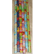  Sesame Street Elmo Cookie Monster Shower Gift Wrapping Paper 12.5 Sq Ft Roll - $5.50 - $8.50