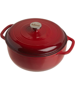 6 Quart Enameled Cast Iron Dutch Oven with Lid – Dual Handles – Oven Saf... - $2,425.37 MXN