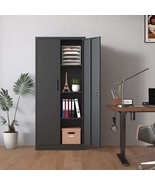 71&quot; Tall Metal Garage Cabinet with 3 Shelves - $291.26 CAD