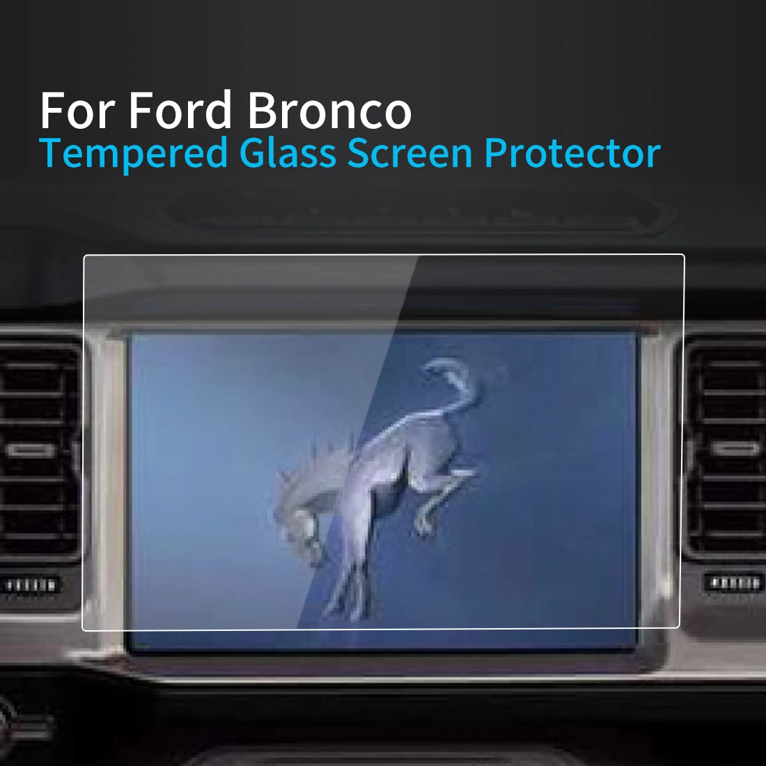 For Ford Bronco Screen Protector 2023 Console Tempered Glass Protective Film - £29.57 GBP+